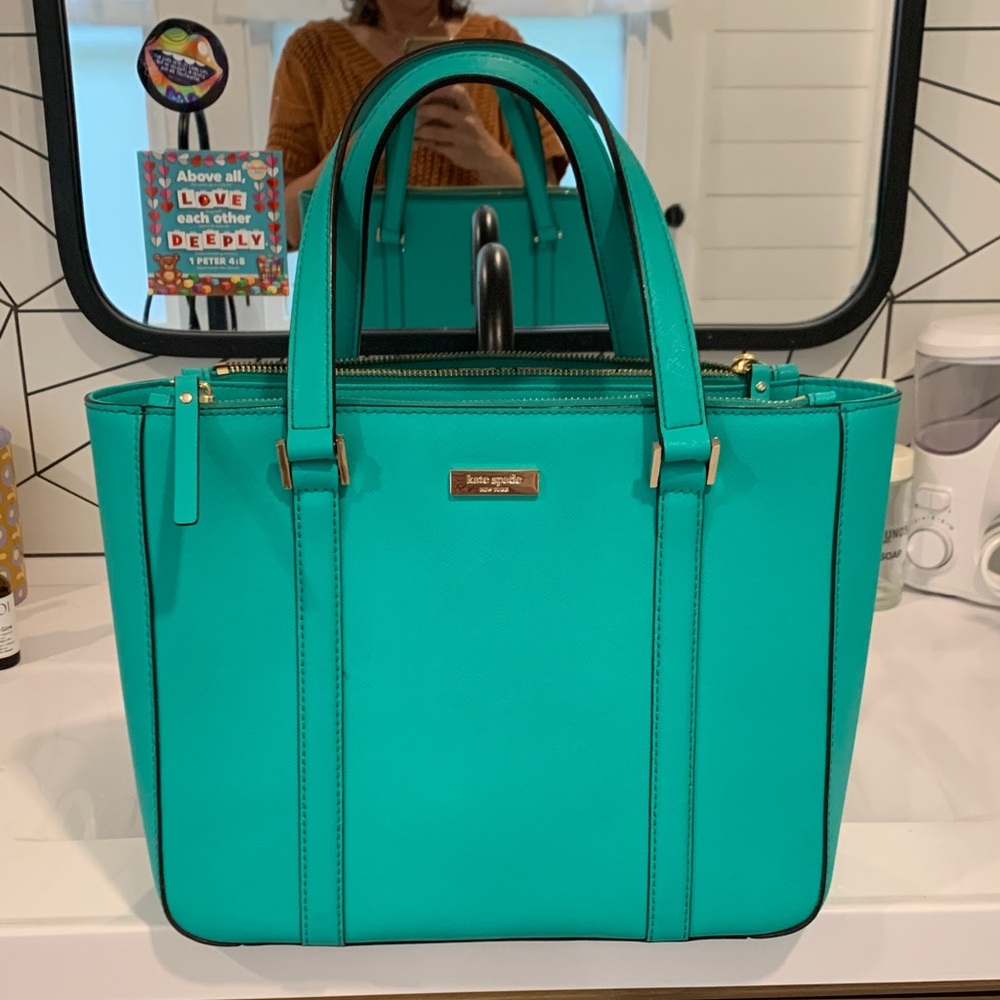 Kate Spade Vibrant Teal satchel Bag